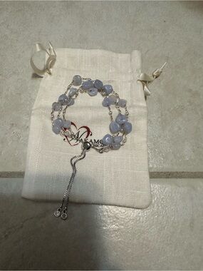 Nakamol for Stitch Fix Light Lavender Beaded Adjustable Bracelet